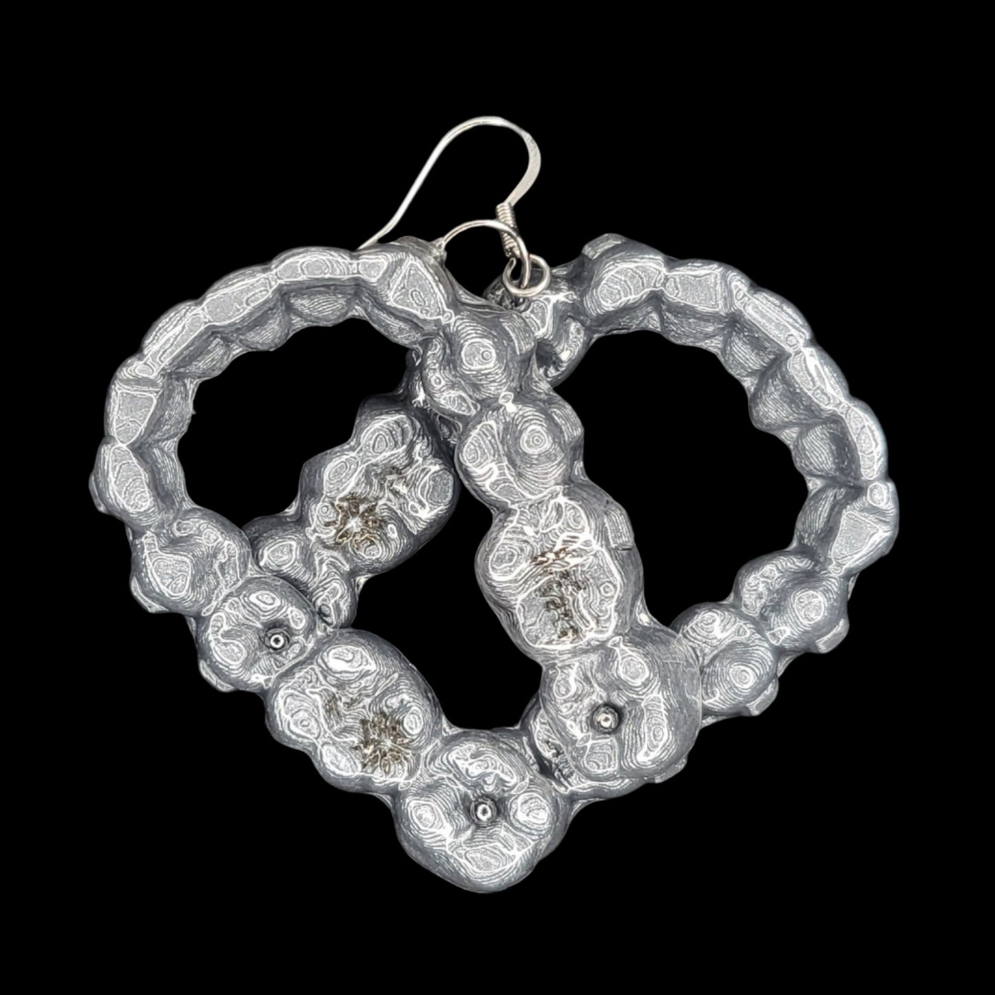 Metallic Grey Earring (Single) - FB00101