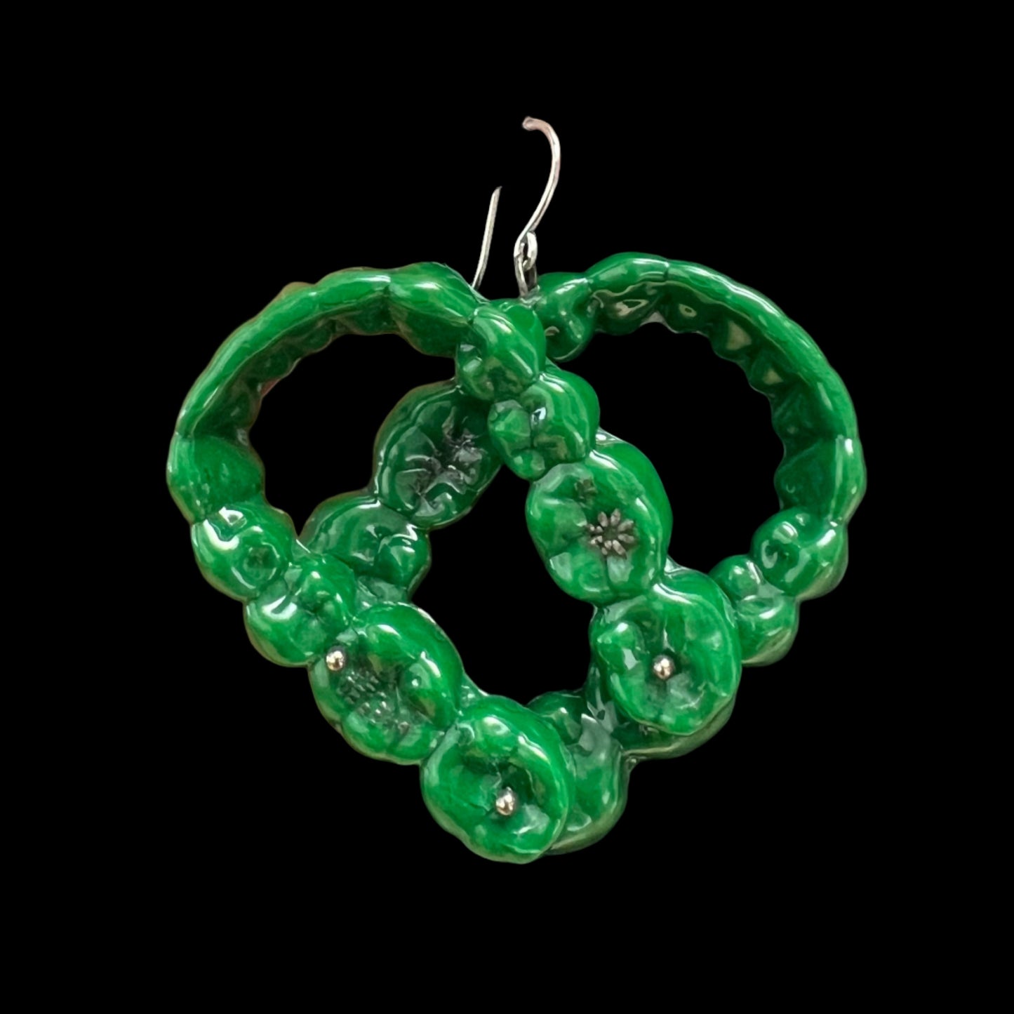 Green Earring (Single)- ST00161