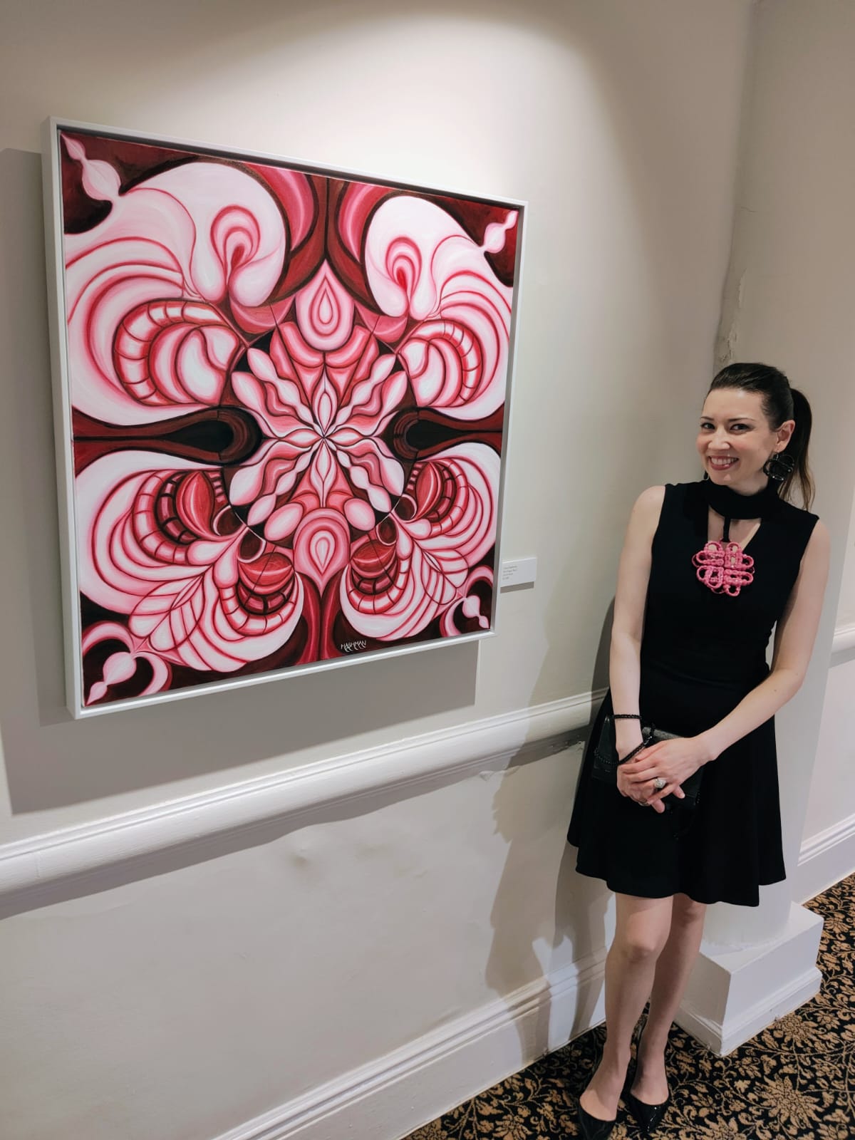 Pink Choker Necklace - ST00069