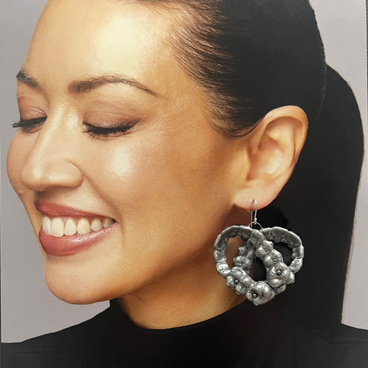 Metallic Grey Earring - FB00100