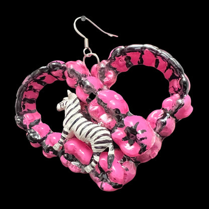 Zebra Earrings (Pair) - ST00383 & ST00382