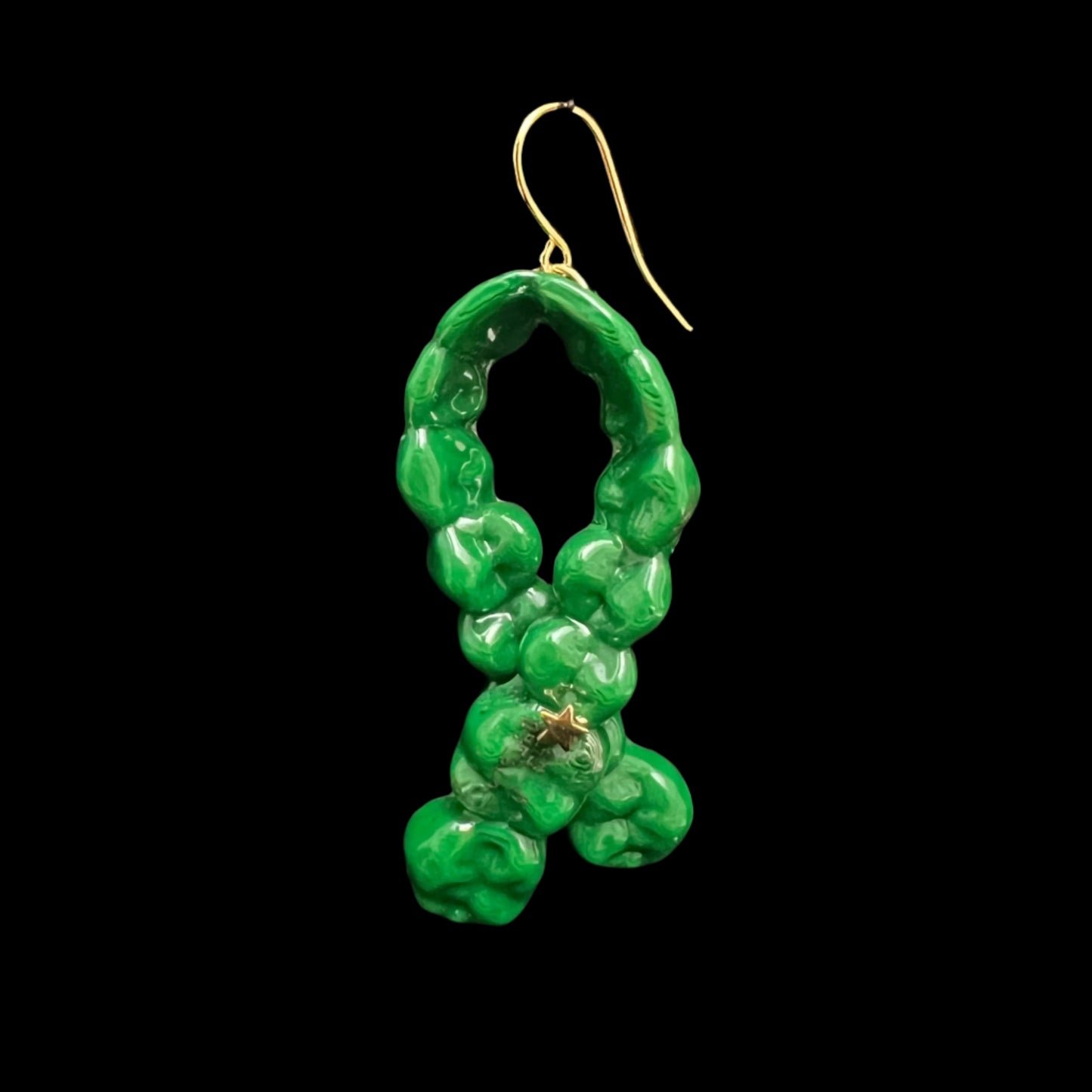 Green Earring - ST00155