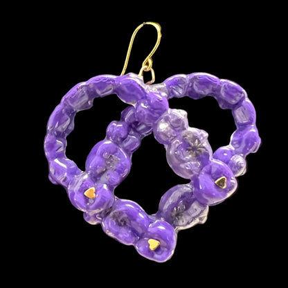 Purple Earring - FB00063