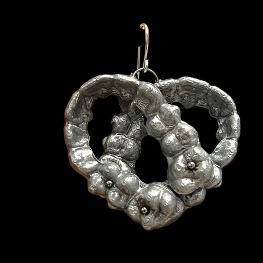 Metallic Grey Earring - FB00100