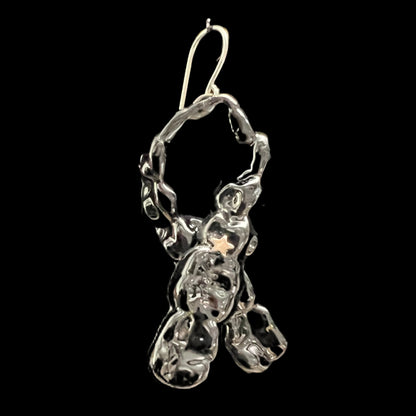 Black Earring (Single) - ST00109
