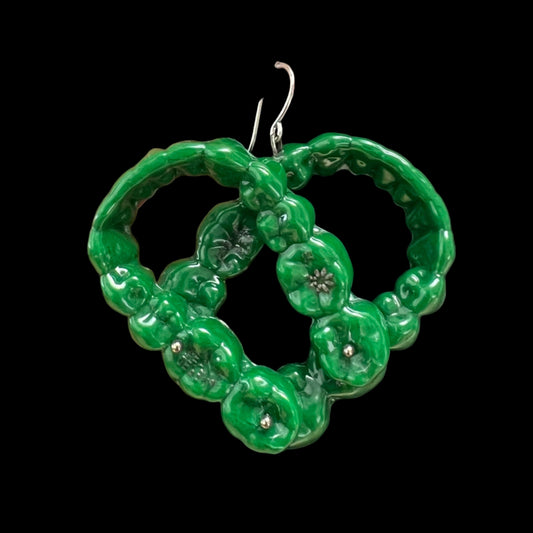 Green Earring (Single)- ST00161